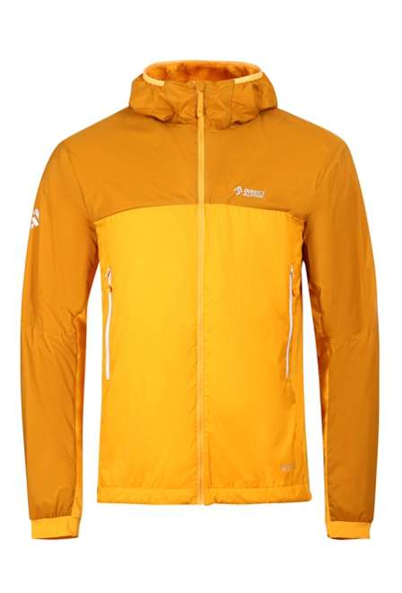 Fotogalerie Pánská větruodolná zateplená bunda ALPHA JACKET mango/caramel