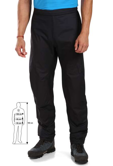 Fotogalerie Pánské nepromokavé kalhoty CYCLONE PANTS  black
