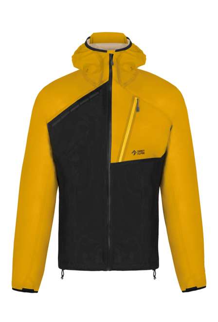 Fotogalerie Pánská hardshellová bunda CYCLONE black/mango