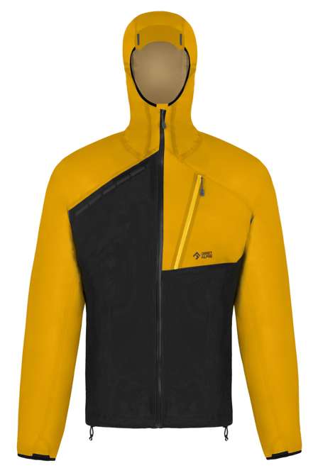Fotogalerie Pánská hardshellová bunda CYCLONE black/mango